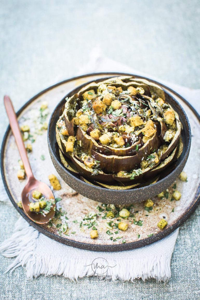 Artichauts La Romaine Carciofi Alla Romana Quatre Saisons Au Jardin