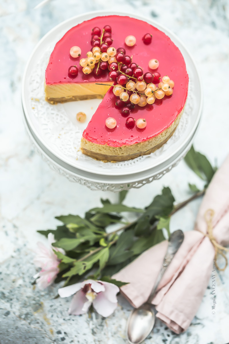 Cheesecake Aux Pêches, Sans Cuisson - Quatre Saisons Au Jardin